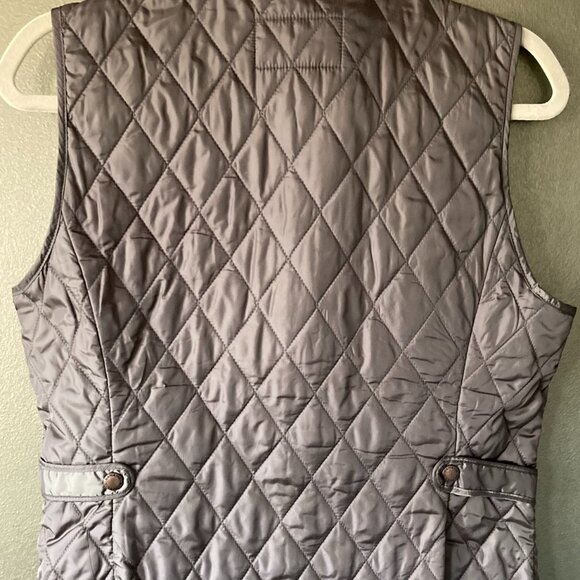 Banana Republic Quilted Vest, Olive Green, Size M - Picture 7 of 10